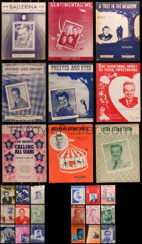 1s122 LOT OF 27 SHEET MUSIC 1930s-1950s great songs from a variety of singers!