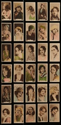 1s703 LOT OF 30 ARMY CLUB CINEMA STARS ENGLISH CIGARETTE CARDS 1930s leading & supporting ladies!