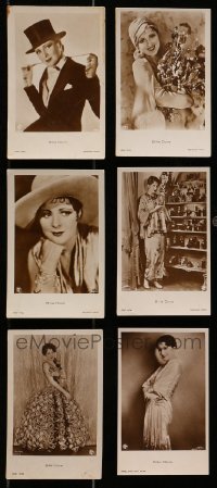 1s619 LOT OF 6 BILLIE DOVE GERMAN ROSS POSTCARDS 1920s-1930s great portraits of the pretty star!