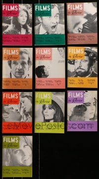 1s170 LOT OF 10 1970 FILMS IN REVIEW MOVIE MAGAZINES 1970 great images & articles!