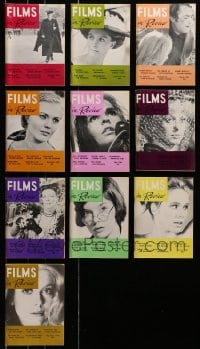 1s169 LOT OF 10 1969 FILMS IN REVIEW MOVIE MAGAZINES 1969 great images & articles!