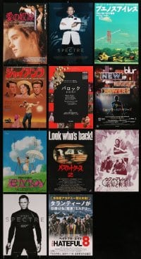 1s724 LOT OF 11 JAPANESE CHIRASHI POSTERS 1960s-2010s great images from a variety of movies!
