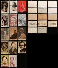 1s630 LOT OF 14 POSTCARDS 1920s-1950s a variety of portraits including sexy Marilyn Monroe!