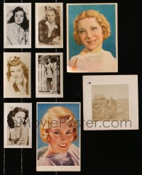 1s950 LOT OF 8 PHOTOS 1930s-1940s great portraits of pretty actresses!