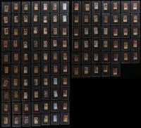 1s652 LOT OF 110 WEIGHING MACHINE CARDS 1930s great portraits of Hollywood actors & actresses!
