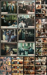 1s380 LOT OF 88 LOBBY CARDS 1970s-1990s complete sets of 8 cards from a variety of movies!