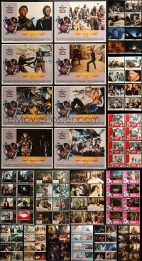 1s355 LOT OF 128 LOBBY CARDS 1960s-1990s complete sets of 8 from a variety of different movies!