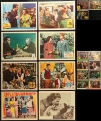 1s439 LOT OF 19 1940S LOBBY CARDS 1940s great scenes from a variety of different movies!