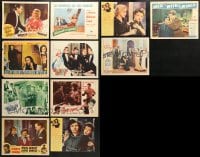 1s452 LOT OF 11 LOBBY CARDS 1930s-1940s great scenes from a variety of different movies!