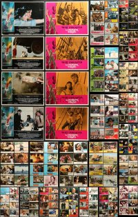 1s342 LOT OF 168 LOBBY CARDS 1960s-1980s incomplete sets from a variety of different movies!