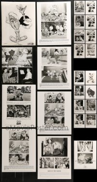 1s904 LOT OF 25 WALT DISNEY THEATRICAL AND TV CARTOON ORIGINAL AND RE-RELEASE 8X10 STILLS 1990s