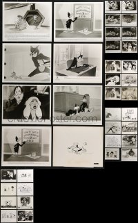 1s883 LOT OF 38 TV AND VIDEO CARTOON 8X10 STILLS 1970s-1990s great animation images!