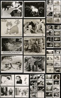1s830 LOT OF 76 THEATRICAL AND TV CARTOON 8X10 STILLS 1950s-1990s great animation images!