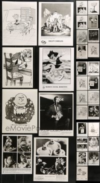 1s898 LOT OF 31 TV AND VIDEO CARTOON 8X10 STILLS 1960s-1990s great animation images!