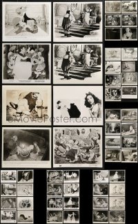 1s858 LOT OF 54 WALT DISNEY THEATRICAL AND TV CARTOON 8X10 STILLS 1960s-1990s animation images!