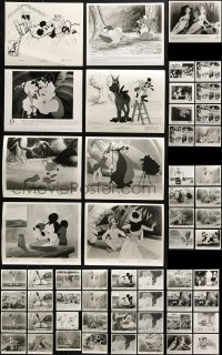 1s832 LOT OF 73 WALT DISNEY TV AND VIDEO CARTOON 8X10 STILLS 1960s-1990s great animation images!