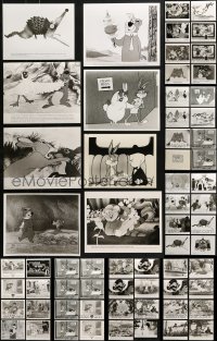 1s822 LOT OF 86 THEATRICAL AND TV CARTOON 8X10 STILLS 1980s-1990s great animation images!