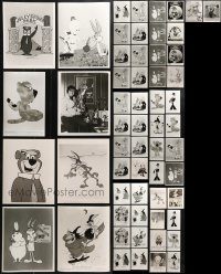 1s847 LOT OF 58 TV AND VIDEO CARTOON 8X10 STILLS 1970s-1990s great animation images!