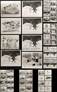 1s853 LOT OF 56 TV AND VIDEO CARTOON 8X10 STILLS 1970s-1990s great animation images!