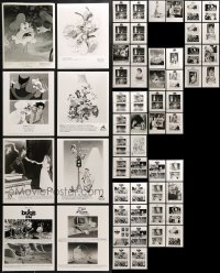 1s846 LOT OF 58 WALT DISNEY TV AND VIDEO CARTOON 8X10 STILLS 1960s-1990s great animation images!