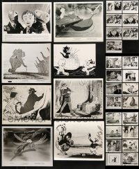 1s850 LOT OF 57 WALT DISNEY THEATRICAL AND TV CARTOON 8X10 STILLS 1970s-1990s great animation images!