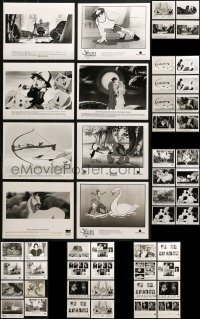1s861 LOT OF 52 THEATRICAL AND TV CARTOON 8X10 STILLS 1970s-1990s great animation images!