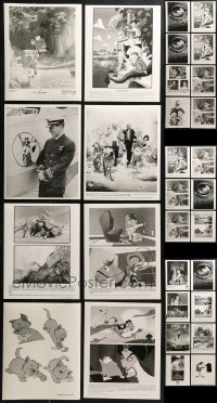 1s900 LOT OF 30 WALT DISNEY THEATRICAL AND TV CARTOON ORIGINAL AND RE-RELEASE 8X10 STILLS 1970s-1990s