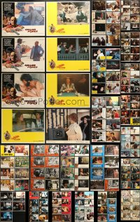 1s337 LOT OF 189 LOBBY CARDS 1960s-1980s incomplete sets from a variety of different movies!