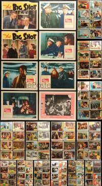 1s346 LOT OF 159 LOBBY CARDS 1940s-1960s incomplete sets from a variety of different movies!