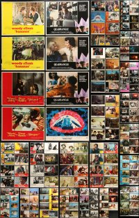 1s332 LOT OF 223 LOBBY CARDS 1960s-1980s incomplete sets from a variety of different movies!