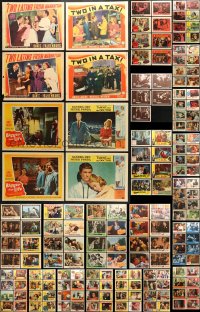 1s327 LOT OF 269 LOBBY CARDS 1940s-1960s incomplete sets from a variety of different movies!