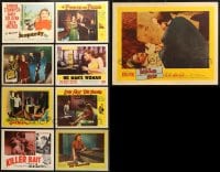 1s443 LOT OF 17 LOBBY CARDS 1950s great scenes from a variety of different movies!