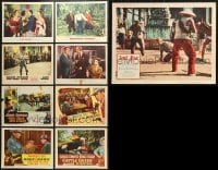 1s456 LOT OF 9 LOBBY CARDS 1950s-1960s great scenes from a variety of different movies!