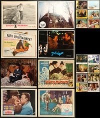 1s436 LOT OF 22 LOBBY CARDS 1960s-1970s great scenes from a variety of different movies!