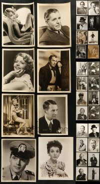 1s879 LOT OF 39 PORTRAIT 8X10 STILLS 1920s-1950s great images of leading & supporting stars!