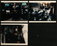 1s783 LOT OF 128 BATMAN COLOR 8X10 STILLS 1989 Michael Keaton & Batmobile, Tim Burton