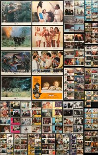 1s333 LOT OF 221 LOBBY CARDS 1960s-1980s incomplete sets from a variety of different movies!