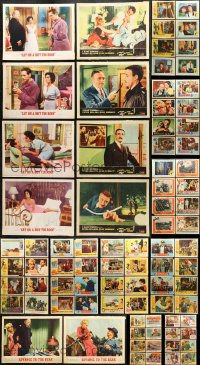 1s367 LOT OF 106 LOBBY CARDS 1950s-1960s incomplete sets from a variety of different movies!