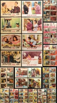 1s352 LOT OF 140 LOBBY CARDS 1950s-1960s incomplete sets from a variety of different movies!