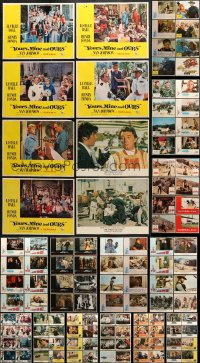 1s350 LOT OF 151 LOBBY CARDS 1960s-1970s incomplete sets from a variety of different movies!