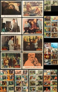 1s389 LOT OF 67 HORROR/SCI-FI LOBBY CARDS 1950s-1980s incomplete sets from scary movies!
