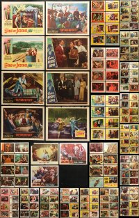 1s340 LOT OF 171 LOBBY CARDS 1950s-1960s incomplete sets from a variety of different movies!