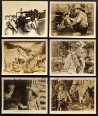 1s958 LOT OF 6 8X10 STILLS FROM BUCK JONES MOVIES 1920s-1940s great images of the cowboy legend!
