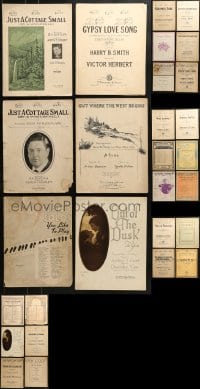 1s153 LOT OF 28 SHEET MUSIC AND SONG BOOKS 1910s-1940s a variety of great songs!