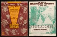 1s151 LOT OF 2 SONG FOLIO MAGAZINES 1930s-1950s a variety of great songs!