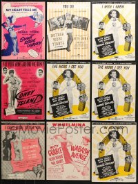 1s144 LOT OF 9 BETTY GRABLE MOVIE SHEET MUSIC 1930s-1940s a variety of songs from her movies!