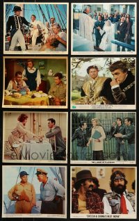 1s911 LOT OF 21 COLOR 8X10 STILLS AND MINI LOBBY CARDS 1960s-1980s from a variety of movies!