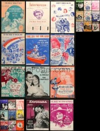 1s124 LOT OF 29 MOVIE SHEET MUSIC 1940s-1960s great songs from a variety of movies!