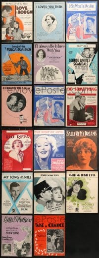 1s115 LOT OF 17 MOVIE SHEET MUSIC 1930s-1940s great songs from a variety of movies!