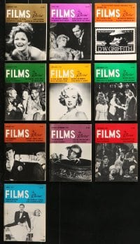 1s176 LOT OF 10 1975 FILMS IN REVIEW MOVIE MAGAZINES 1975 filled with great images & articles!